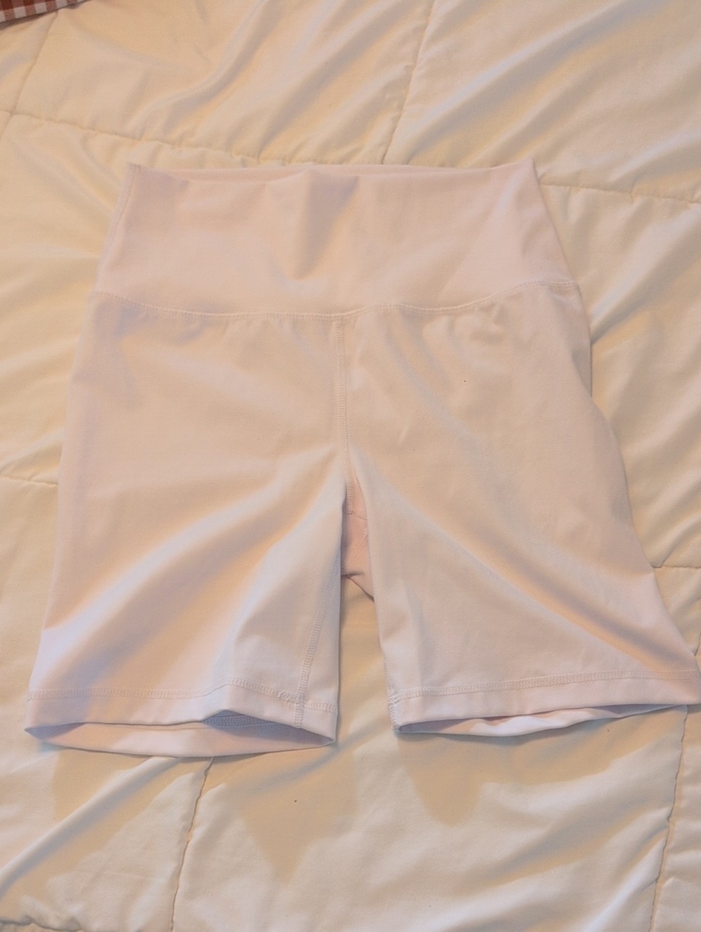 High-Waist Women's White YOGALUCIOUS Shorts
